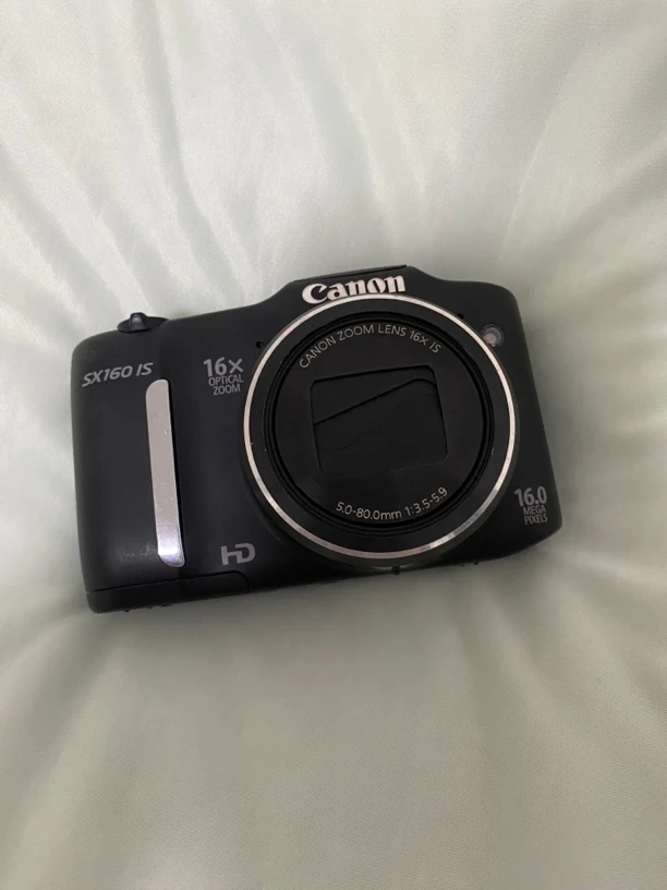 9新 Canon/佳能 sx160黑色16倍长焦ccd相机（自备五号充电电池）