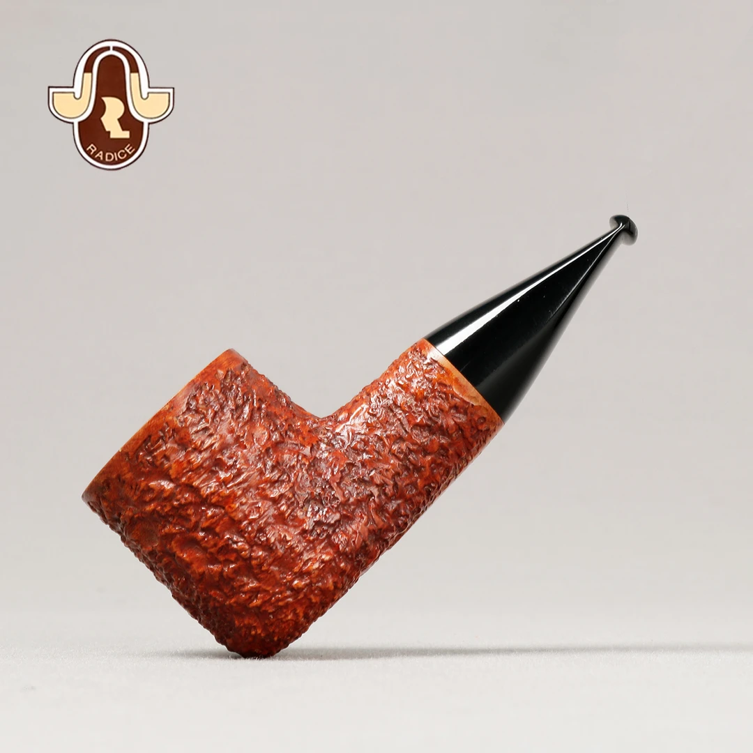 意大利雷迪斯  空腔大气室 海盐饰面 短胖直斗 手工石楠木烟斗