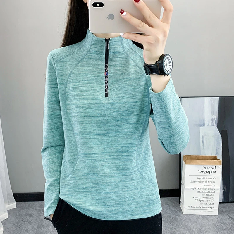 款保暖长袖力户外加绒T恤磨抓绒衣跑步打底立领