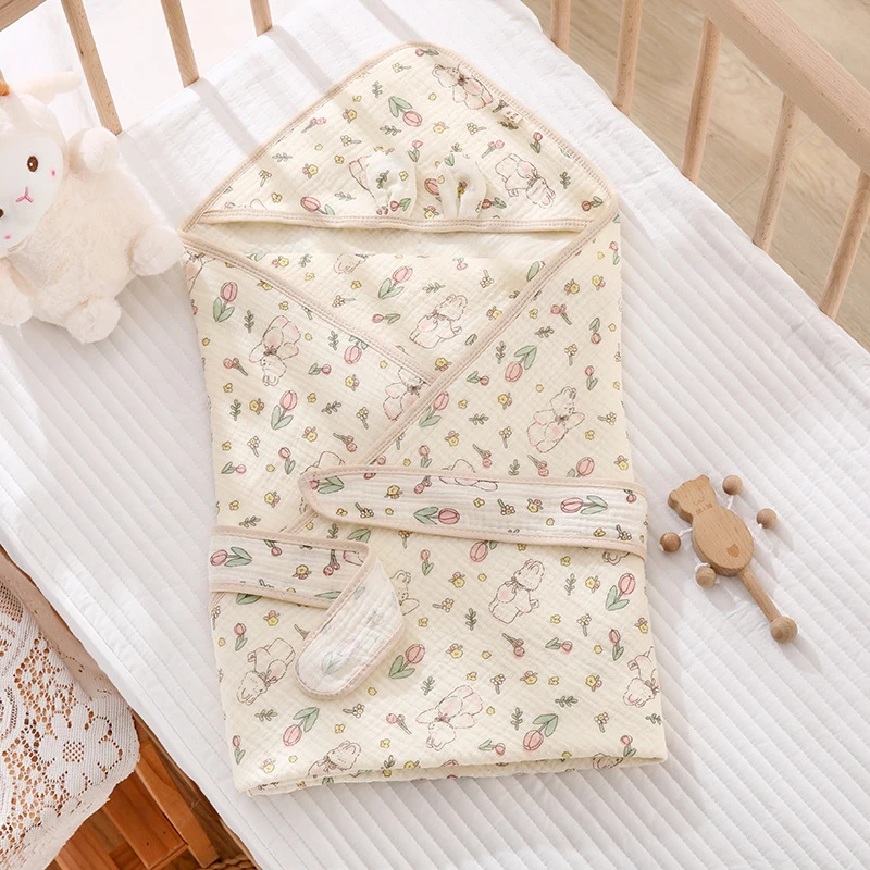 新生儿包被新生儿纯棉100%全棉产房包单防惊跳包裹新生儿床上用品