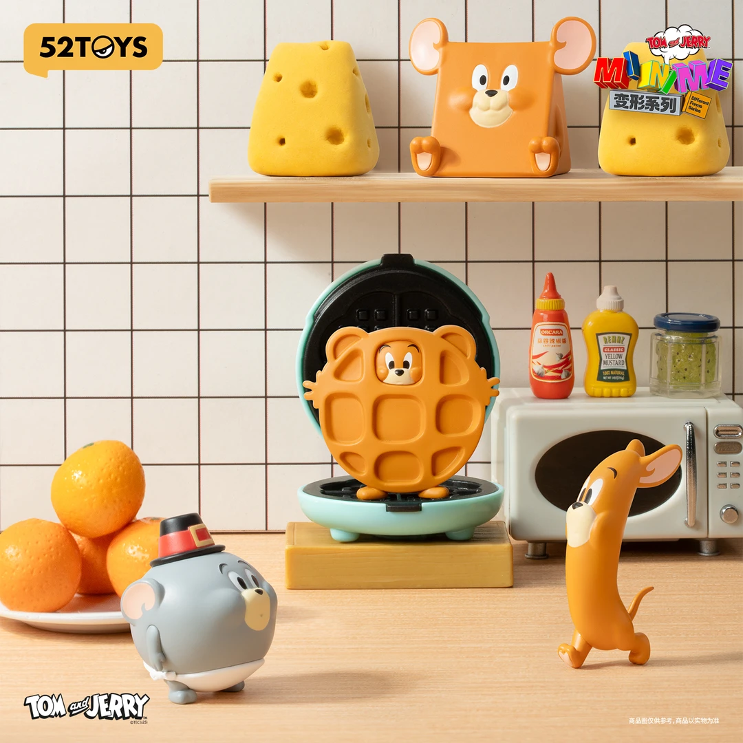 52TOYS猫和老鼠TOM and JERRY MINIME变形系列萌粒盲盒