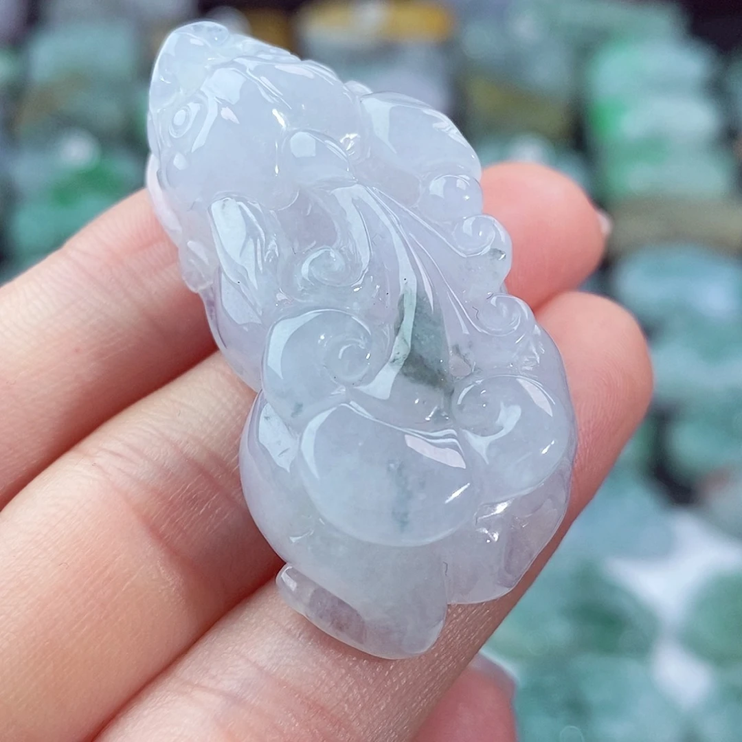 颈饰未镶嵌翡翠天然