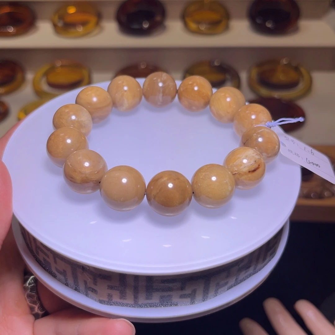 手串琥珀未镶嵌白根手串