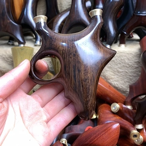 大果紫檀（缅甸花梨）快压黑左雀