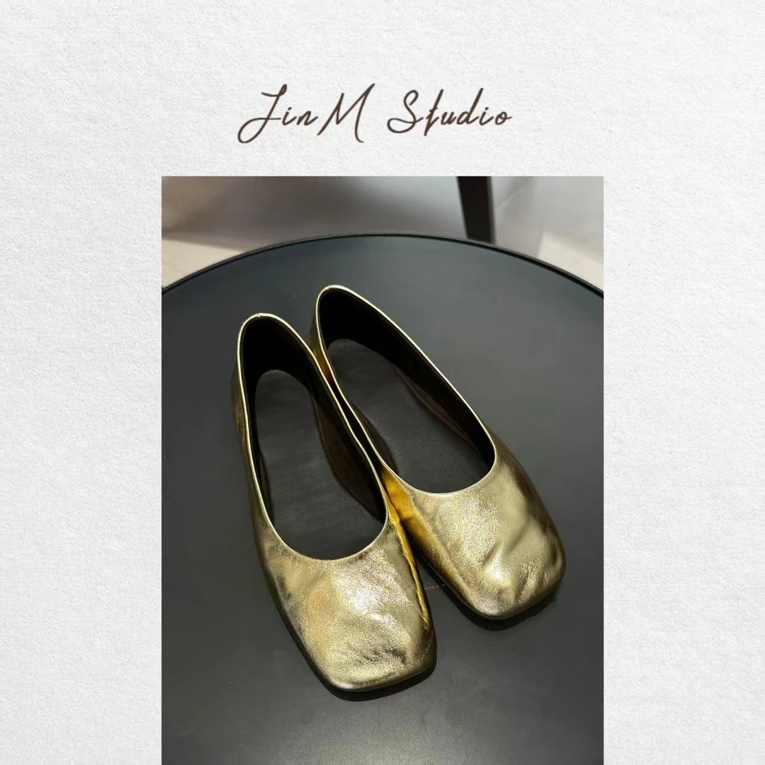 Jinmstudio丨 玛丽珍羊皮包头女鞋642501A0220