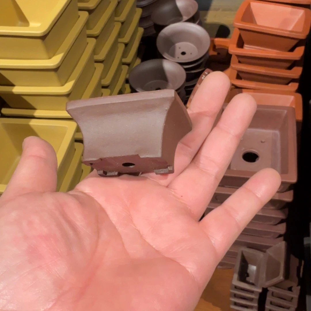 紫砂花盆原矿紫泥