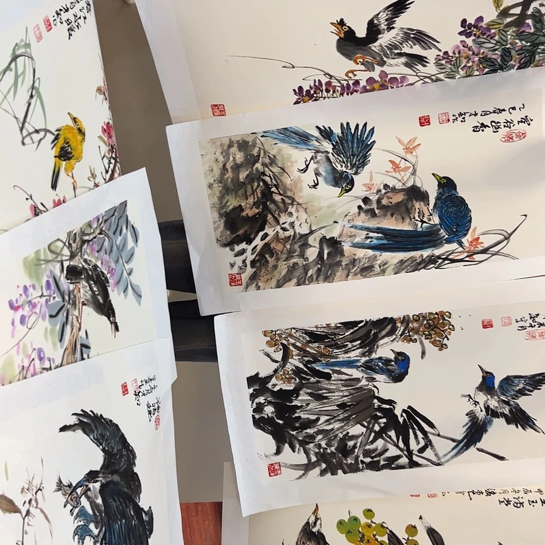 国画书法作品欣赏，书法