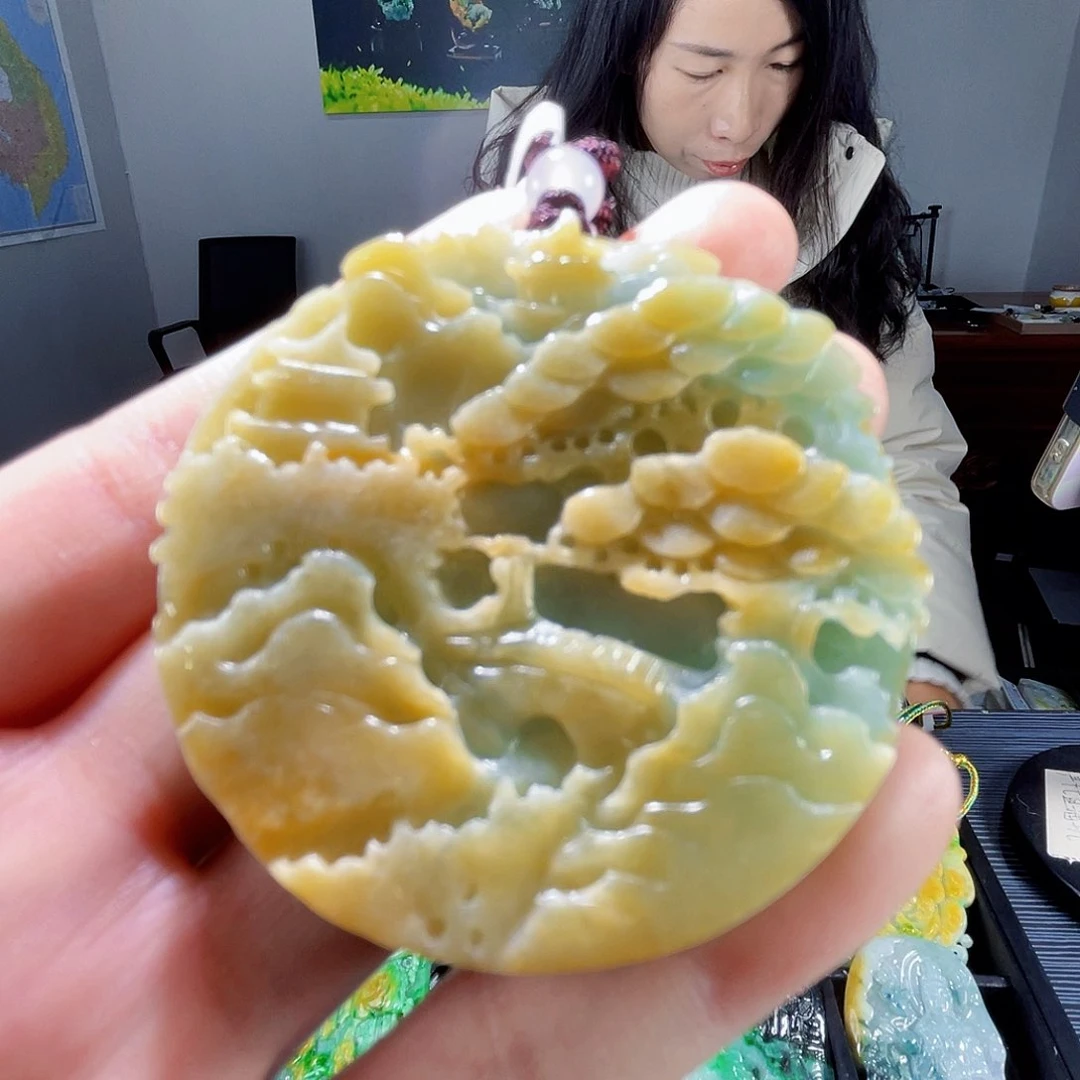 颈饰未镶嵌翡翠翡翠