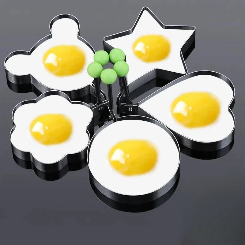 【超值5个装/1个装】加厚不锈钢煎蛋器模具创意煎鸡蛋荷包蛋模型
