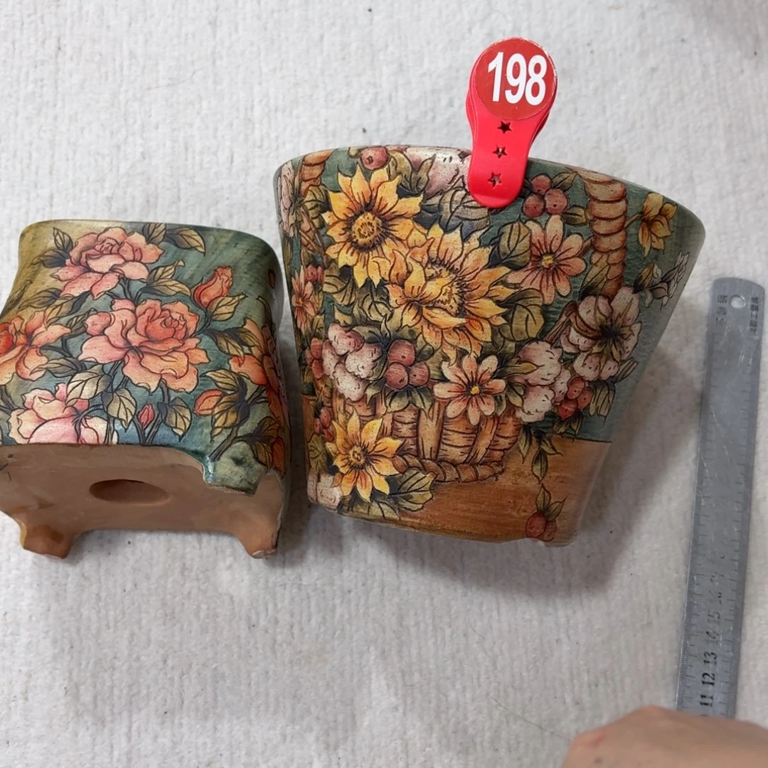 L***A紫砂花盆陶瓷多肉花盆精品