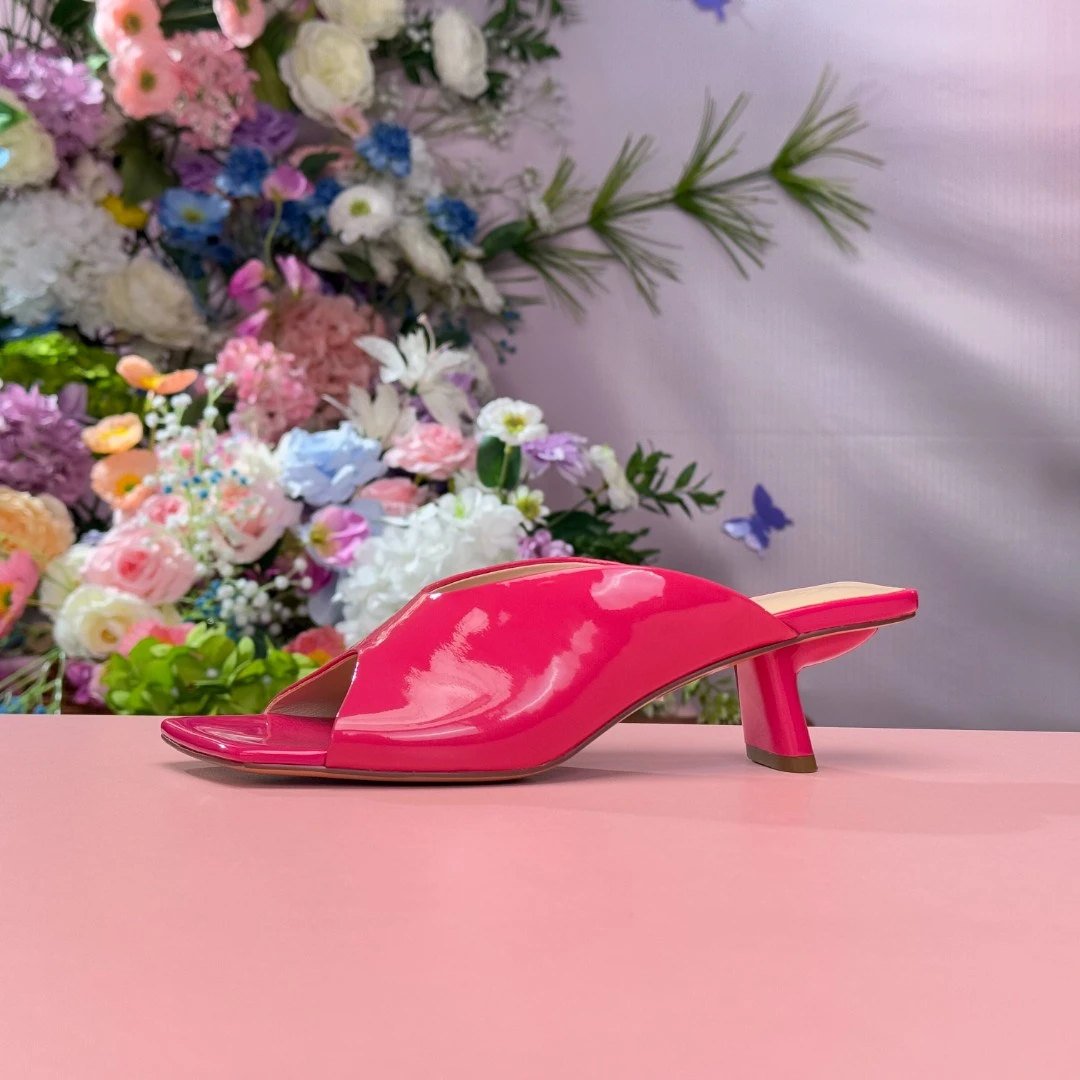 钟意宠粉-N049玫红色百搭女凉鞋23B06b-05-90