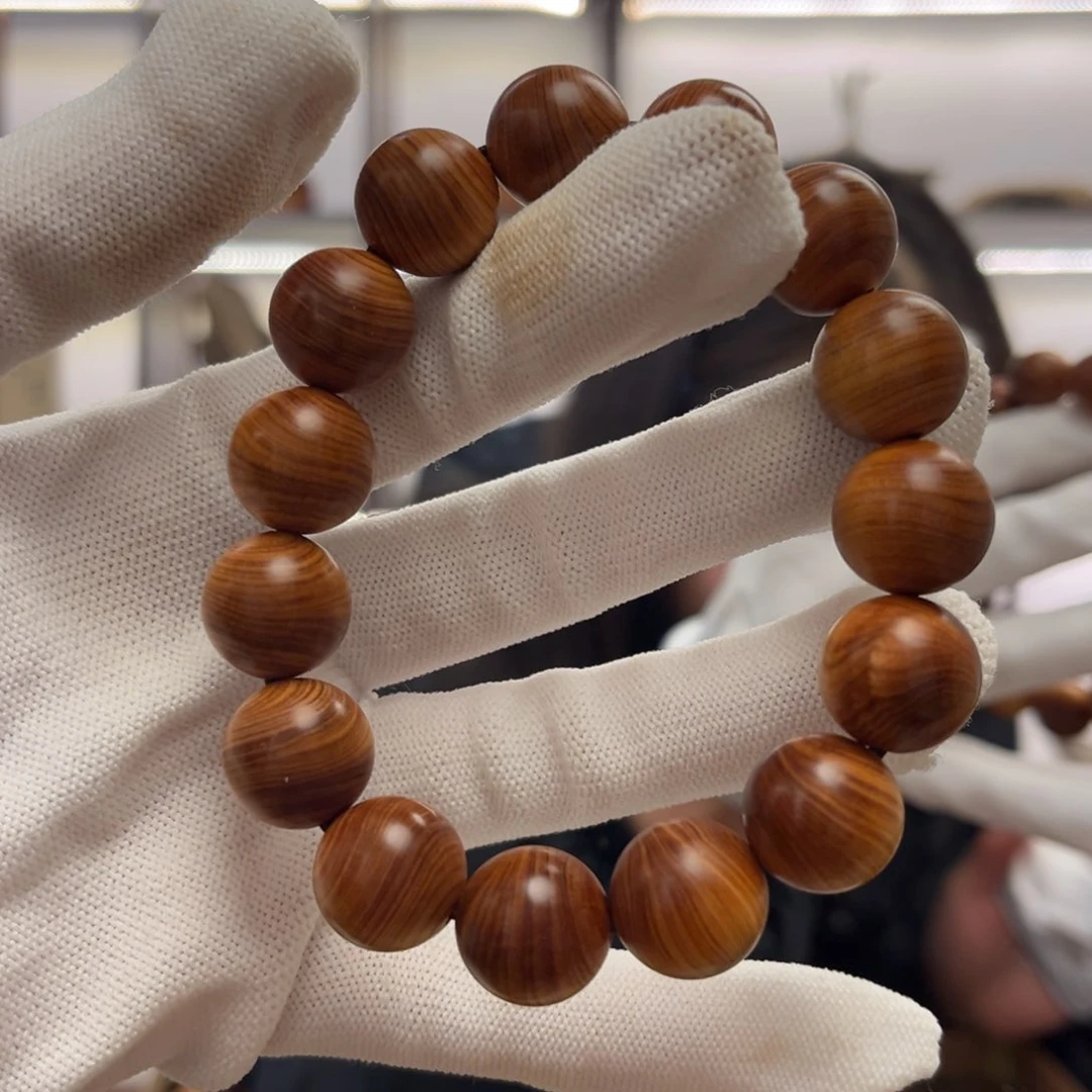 柏木（崖柏）手串/手链15黑油乱纹蚕丝板根香料清香