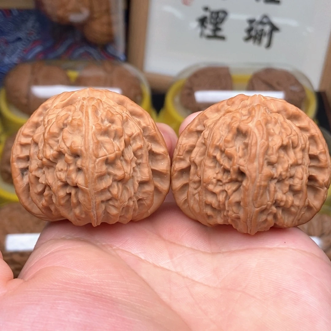 把件文玩核桃45球白