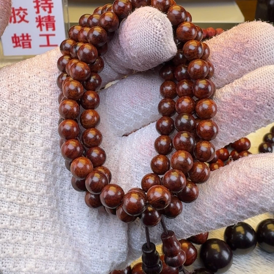 ****1手串/手链小叶紫檀满瘤疤