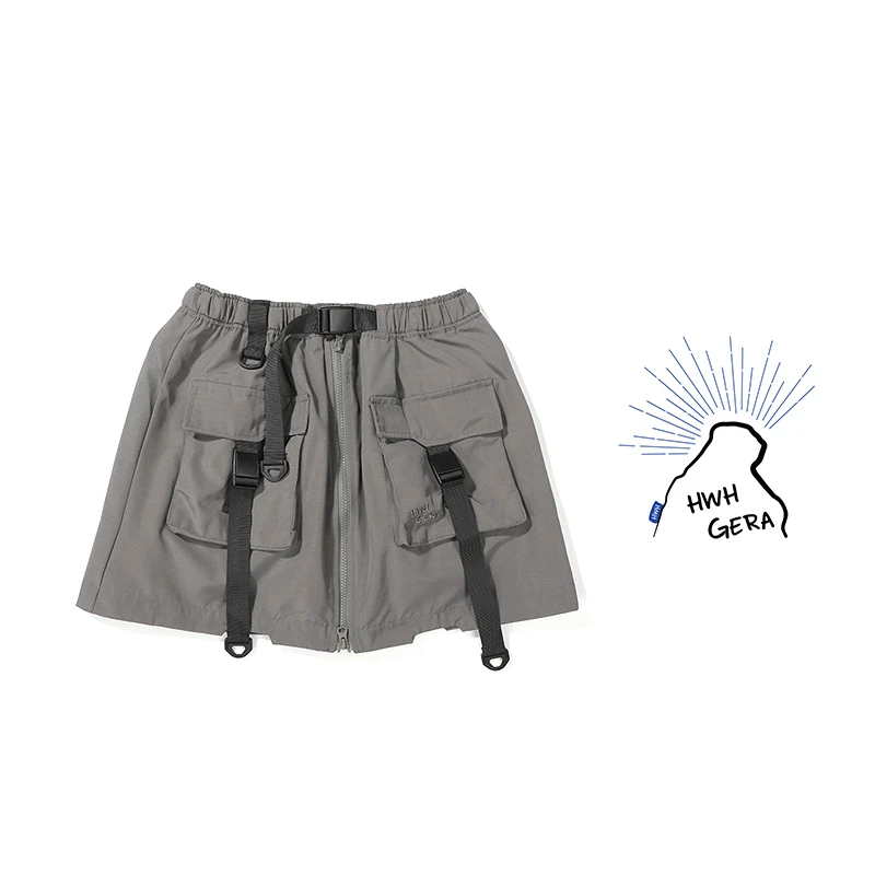 特6612-SportsOutdoor山系户外机能女款工装半身裙短裙女短裤