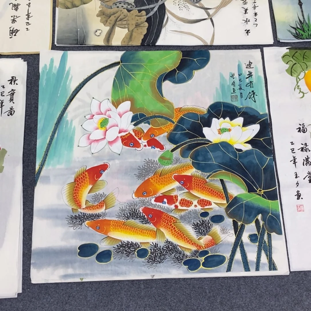 国画68✖️68金线鱼画画画画画画
