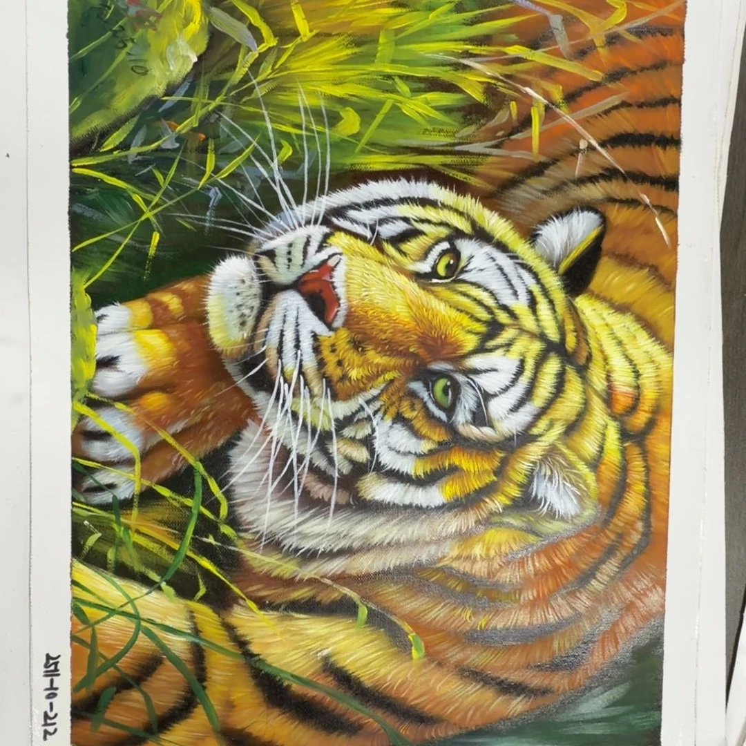 油画加油加油努力加油努力