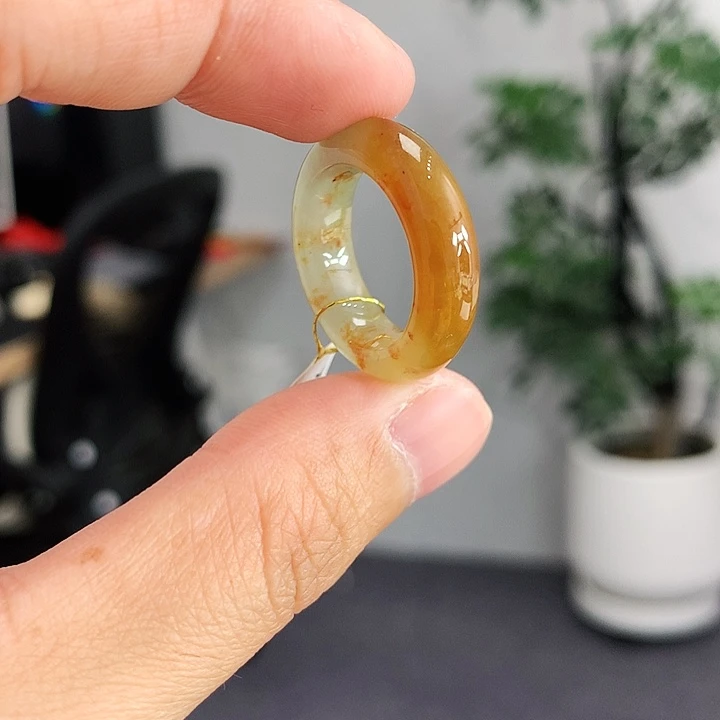 翡翠未镶嵌戒指11号