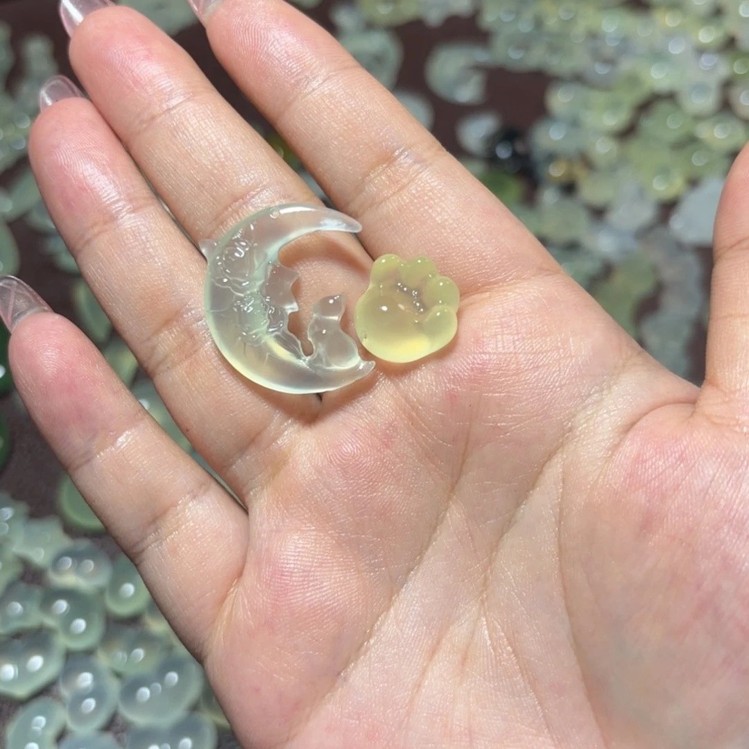 蛇纹石玉合金颈饰