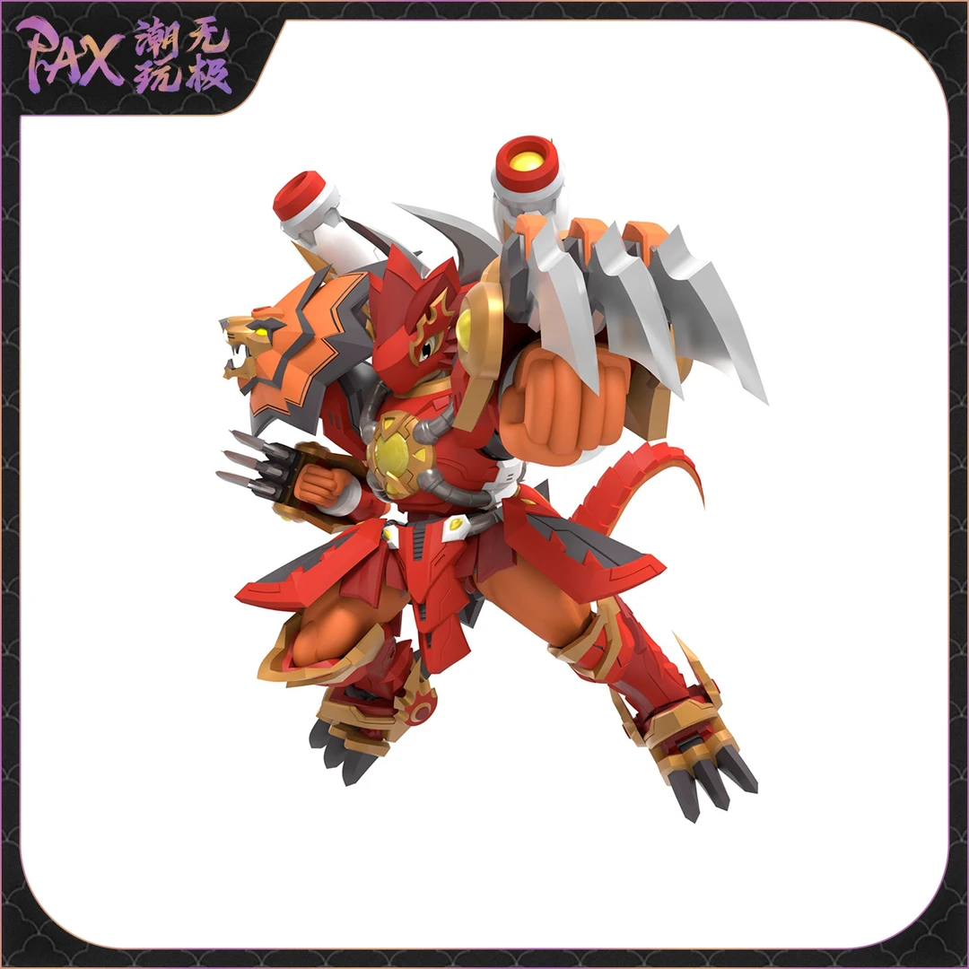 潮玩无极 斗龙战士终极斗龙王S达力古形态 拼装可动模型 带特典