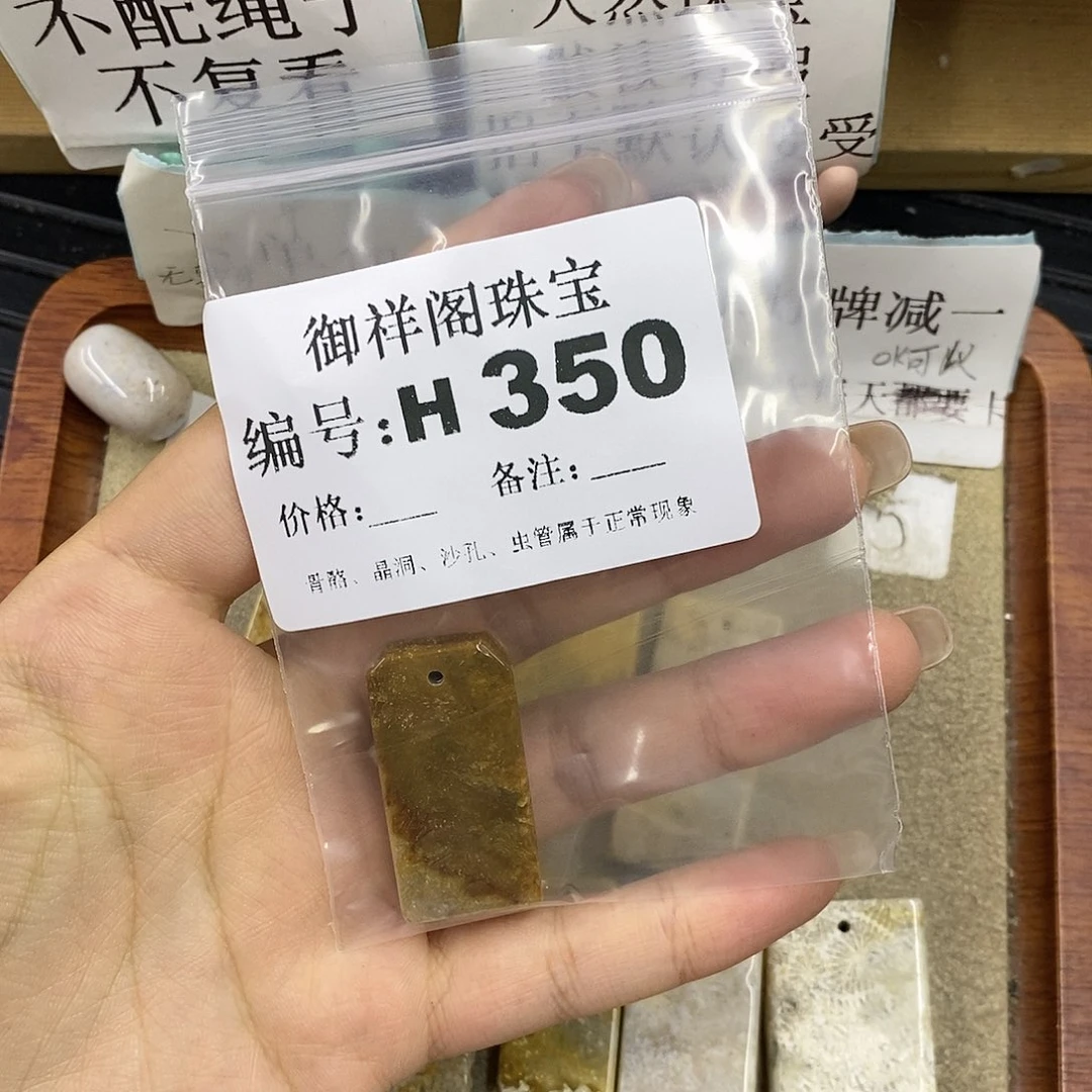 硅化珊瑚（珊瑚玉）未镶嵌颈饰意**殊