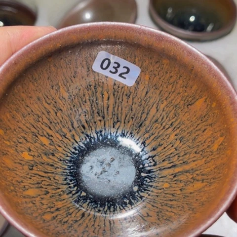 茶盏原矿原釉柴烧建盏