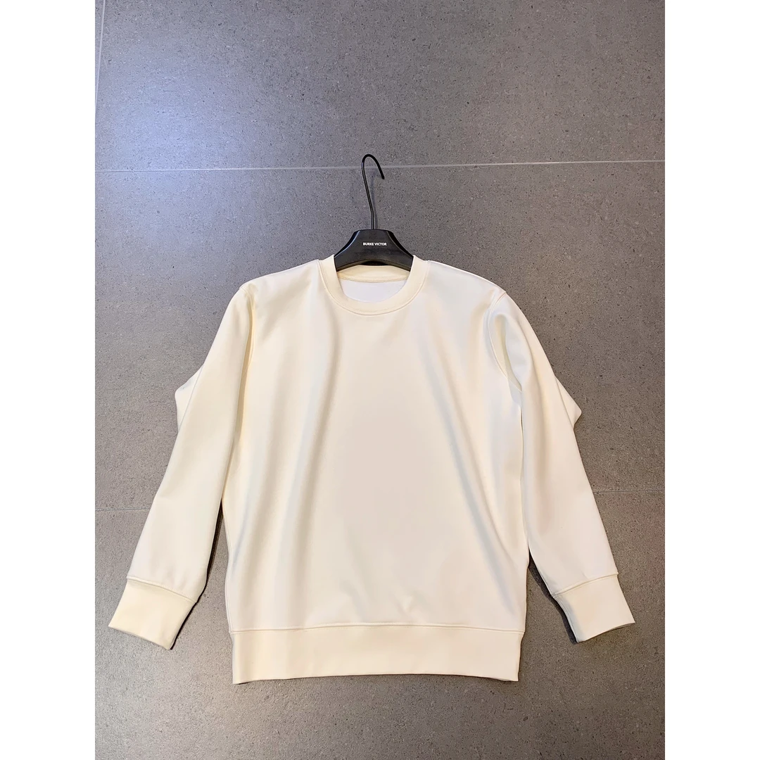 定制私服~宽松圆领卫衣女秋冬长袖针织衫纯色上衣0071