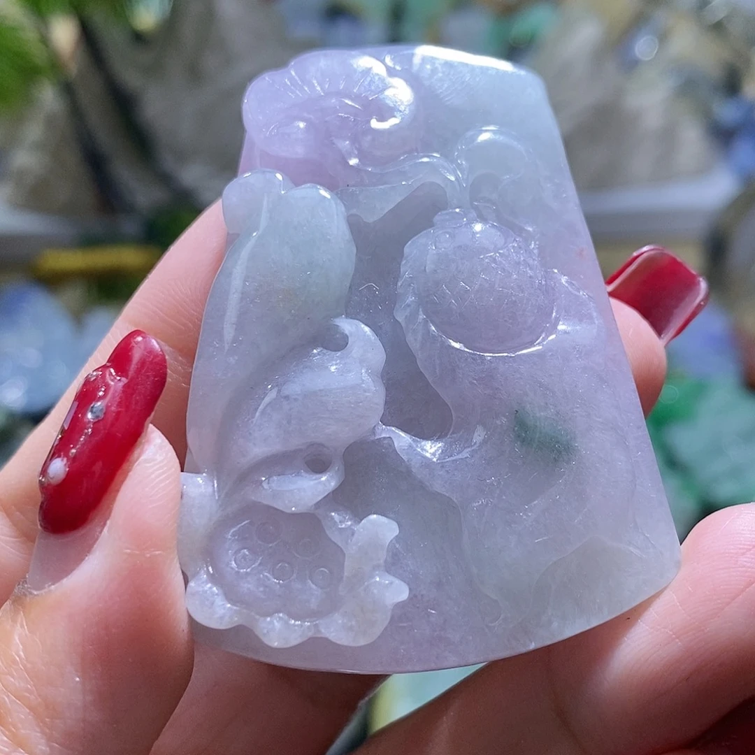 【闪购商品】翡翠颈饰未镶嵌鱼