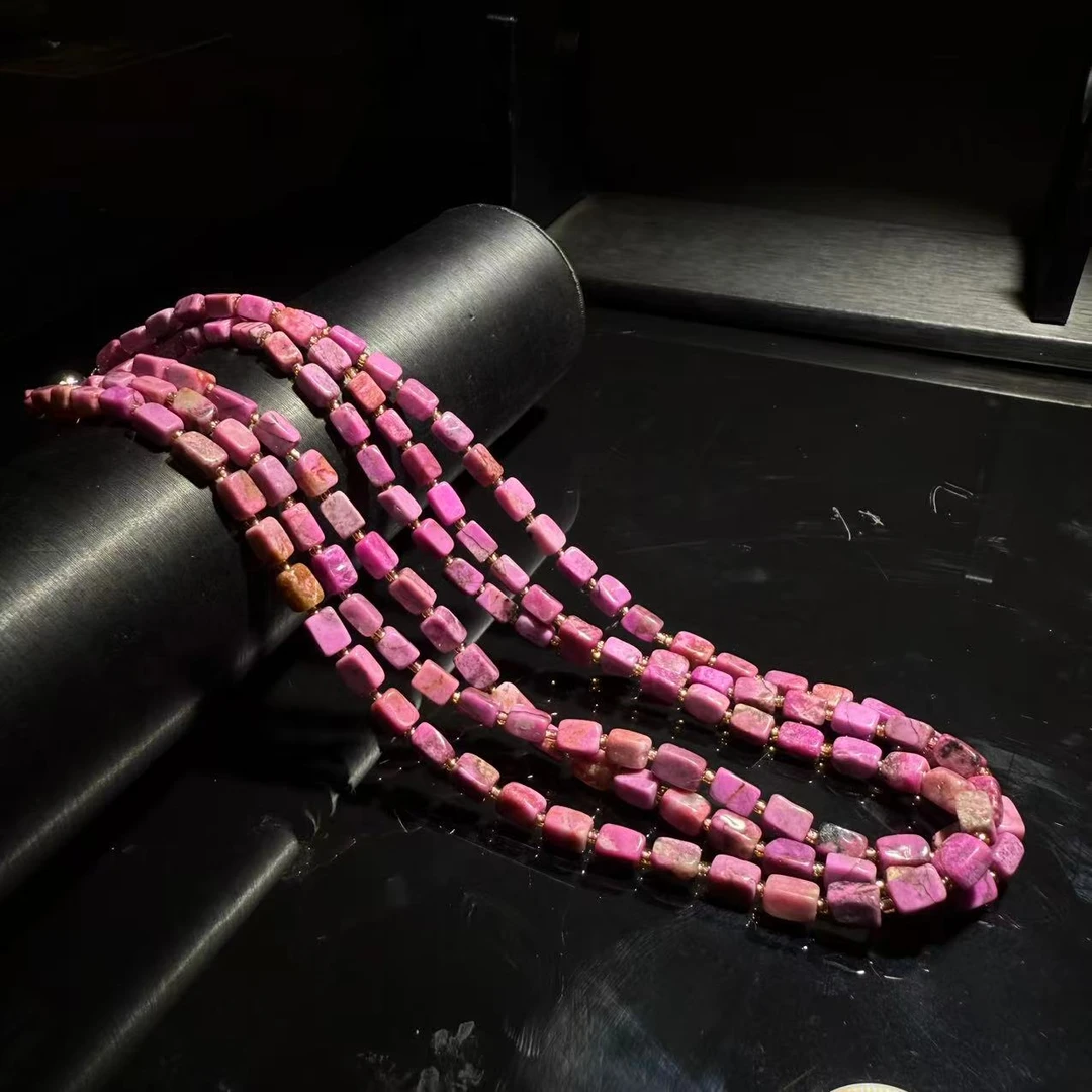 【皇后甄选】C082599 高品/樱花粉随型项链 多样性发其一