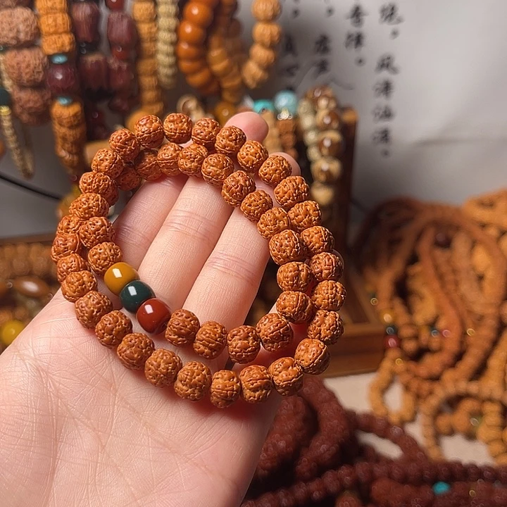 吊坠金刚菩提红绿灯双圈