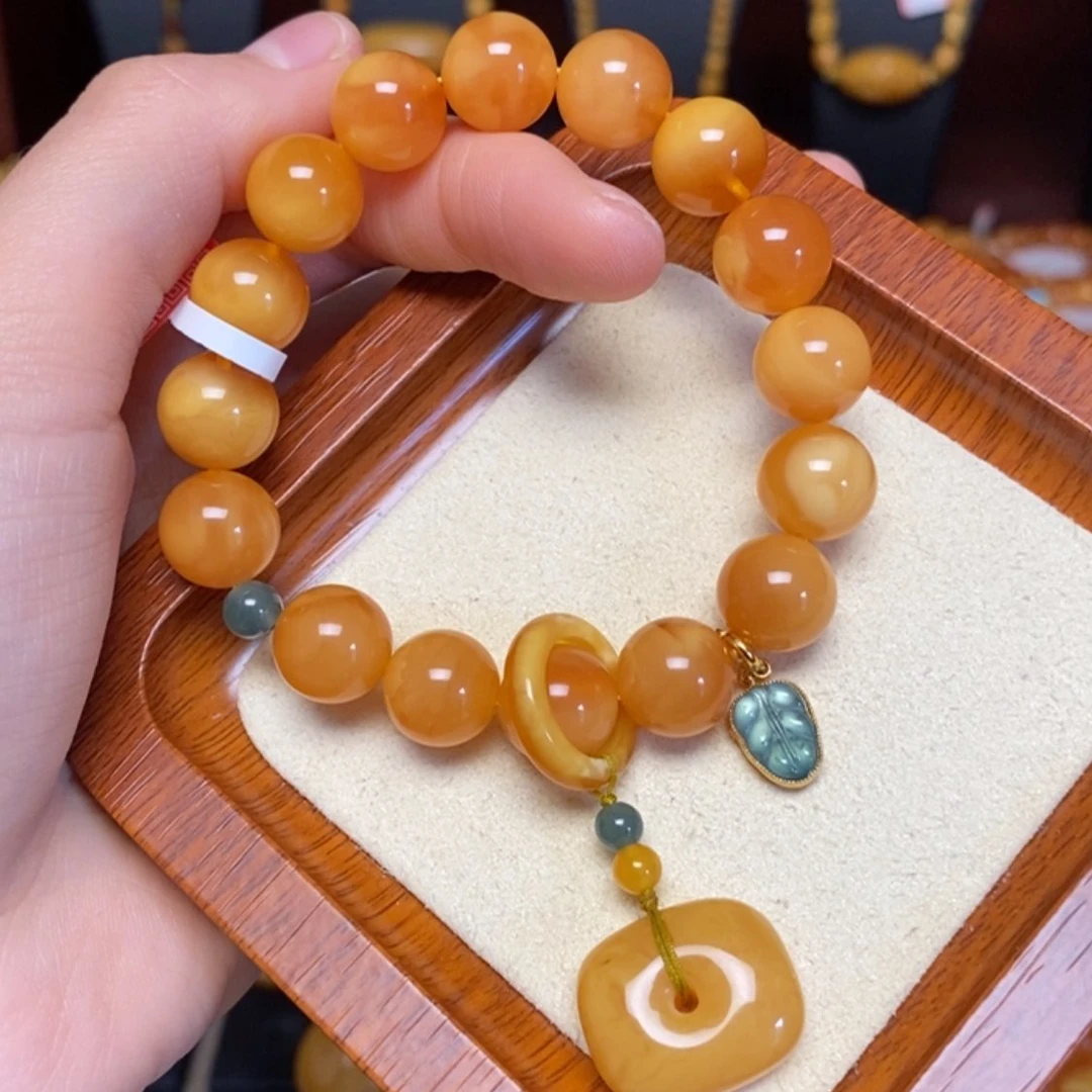 【闪购商品】未镶嵌蜜蜡手链手串