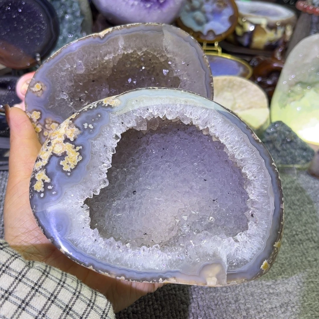 紫晶摆件未镶嵌水晶