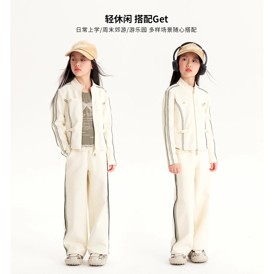 媛媛公主【小香学姐】媛2025春女童中大童套装15150Q003、15121Q040