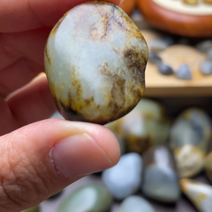 和田玉未镶嵌挂件5