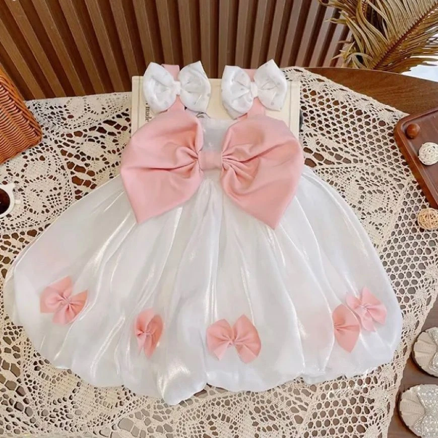 女童夏装公主裙2025新款连衣裙宝宝儿童夏季公主新款夏装礼服薄款