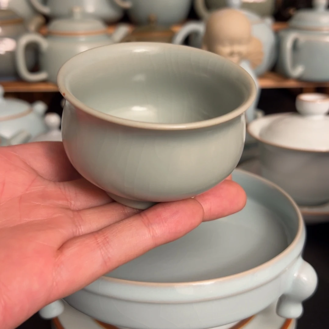 纯矿石瑕疵圆融杯