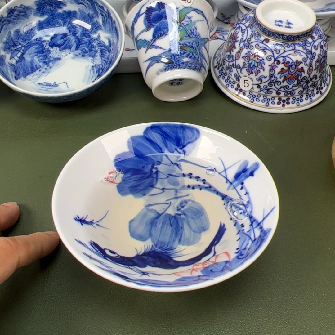 陶瓷景德镇纯手工纯手绘茶具木木92