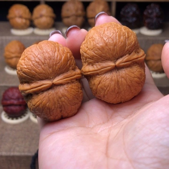 文玩核桃把件9号峭壁元宝43尺