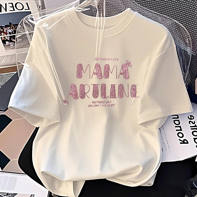 【6-3】2025纯棉男女同款纯棉T恤短袖t恤学生夏季ins潮牌潮印花