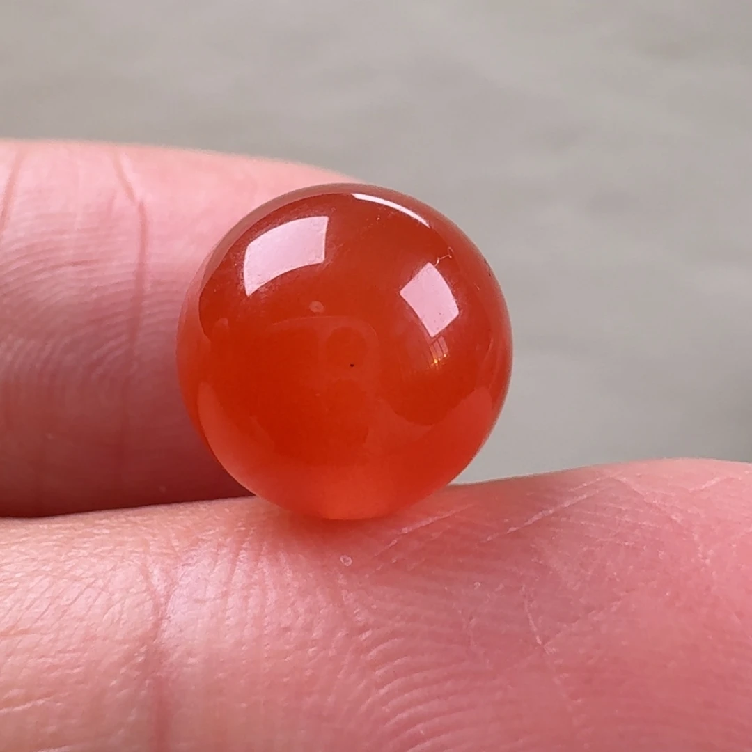 南红玛瑙未镶嵌圆珠9.9
