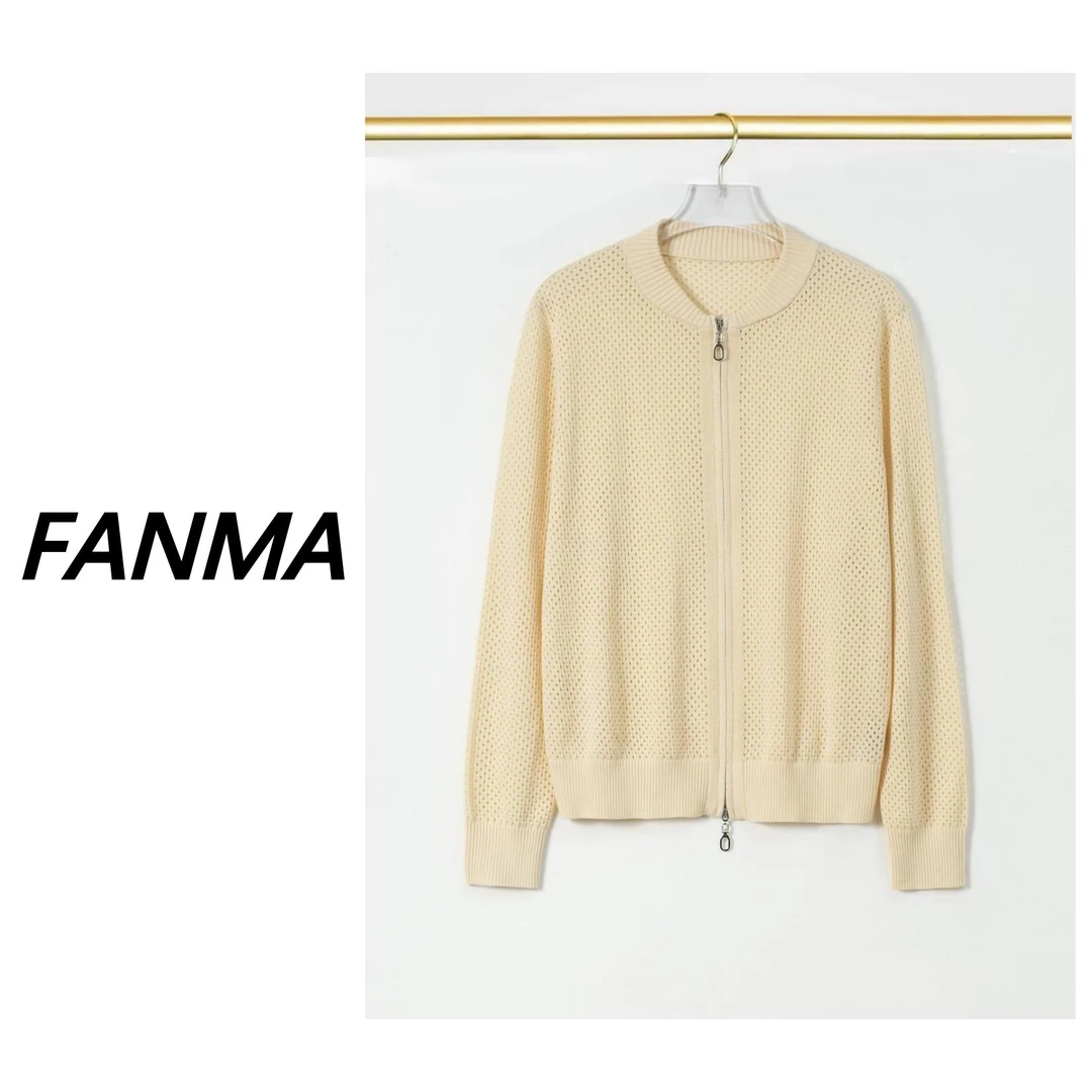 #镂空开衫# 春夏天丝圆领针织开衫 时尚百搭女士外套 F144-87356