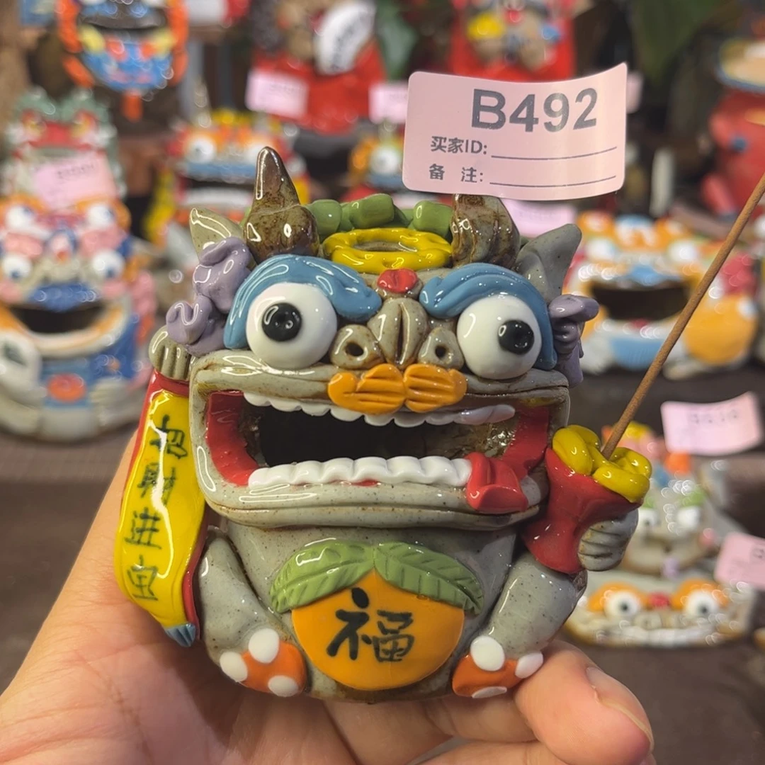 泥塑纯手工茶宠摆件