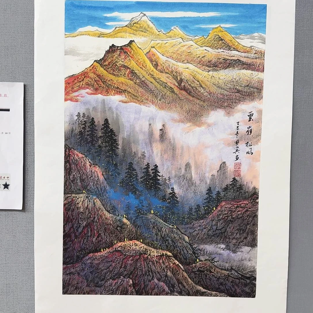 国画国画莫国宾老师精品