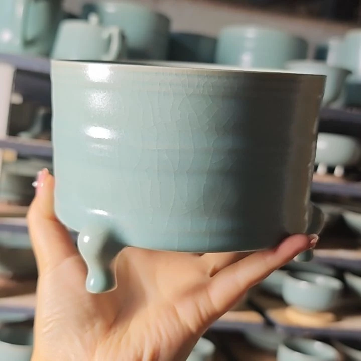 摆件原矿仿古釉梅花杯？还是几个