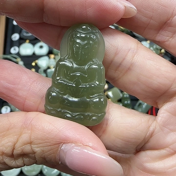 和田玉吊坠(不含链)未镶嵌