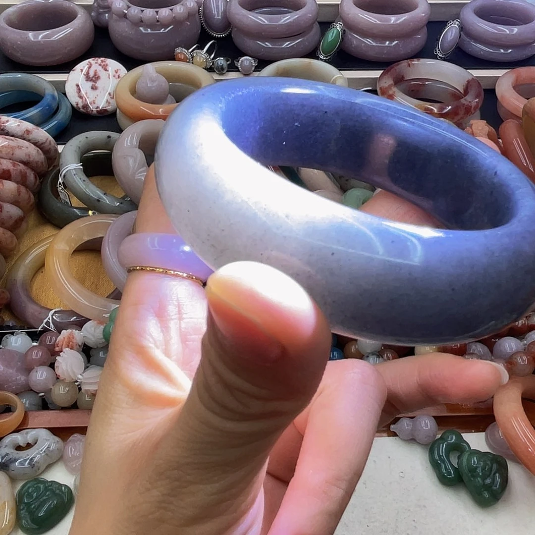 石英岩玉圈口56未镶嵌