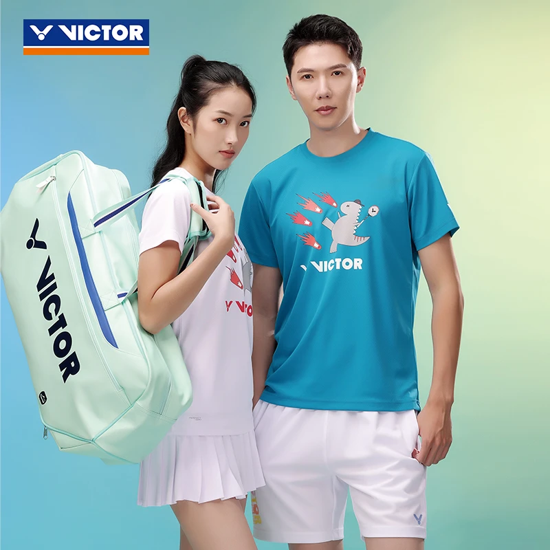 VICTOR/威克多胜利羽毛球服男女运动短袖T恤T-40032速干休闲上衣
