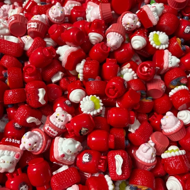 【阿花定制-新年红立体大混专场】diy手机配件