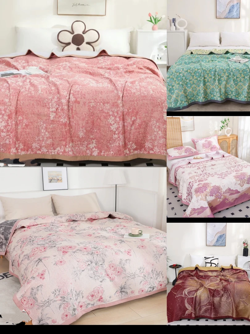 【诗影孤品】出口外贸库存清仓纱布凉席实物以直播间为准