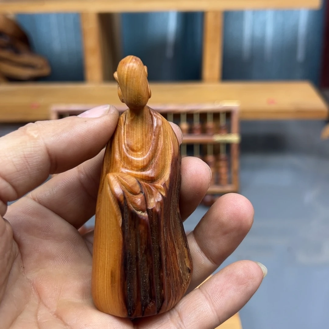 无***咎木崖柏木摆件手把件